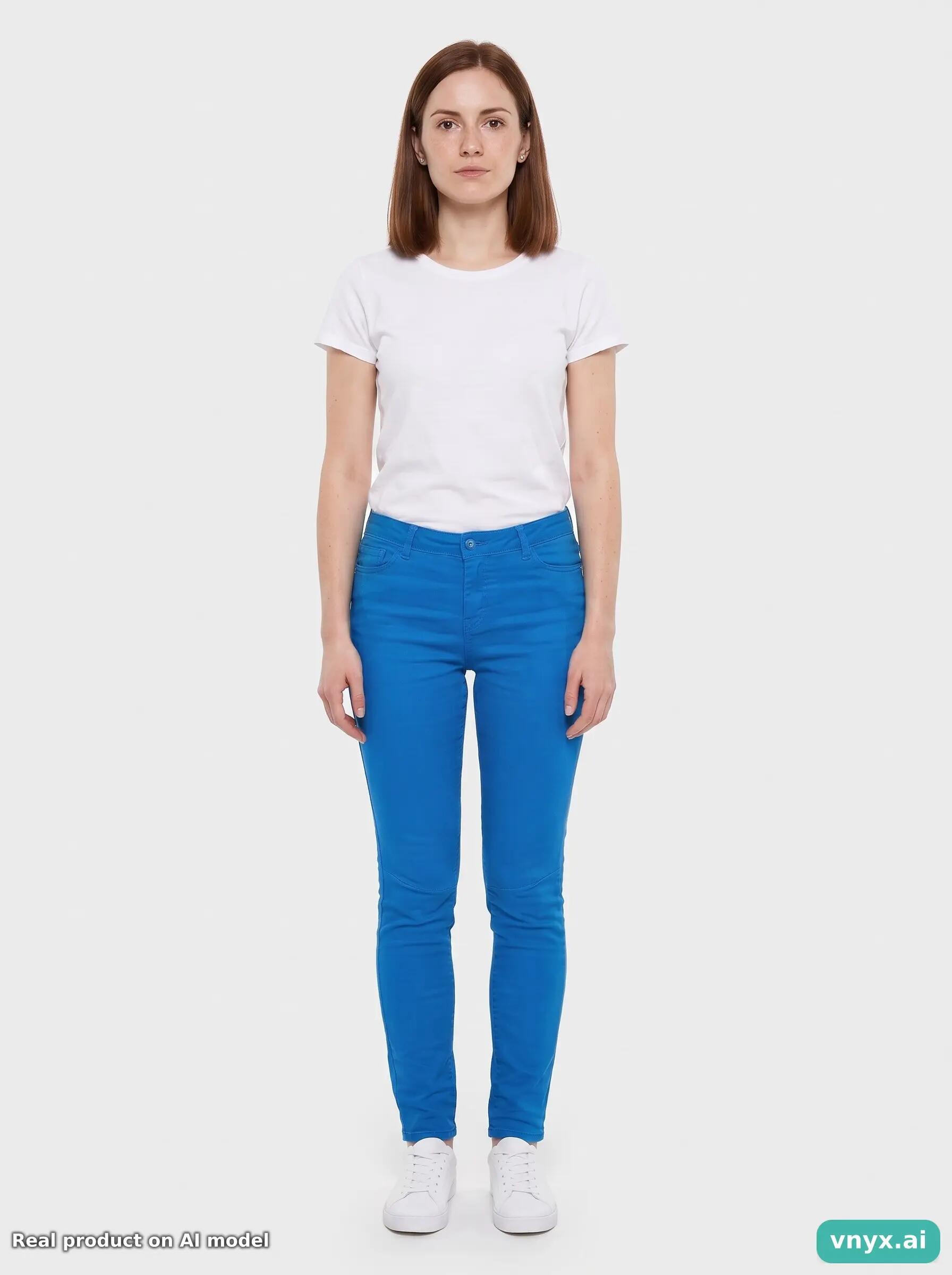 Second Life - Vintage VERO MODA Cobalt Blue Jeans Women W29 /L32 6/6