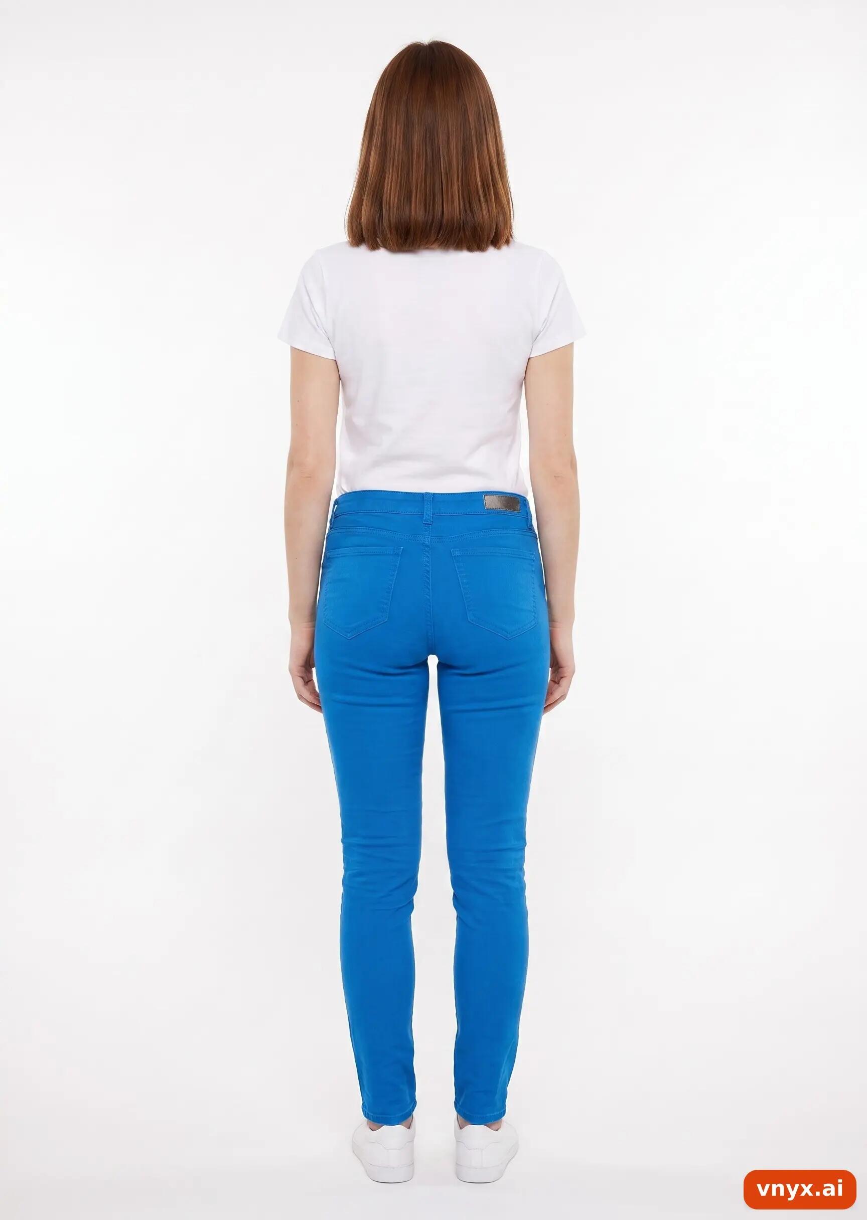 Second Life - Vintage VERO MODA Cobalt Blue Jeans Women W29 /L32 4/6