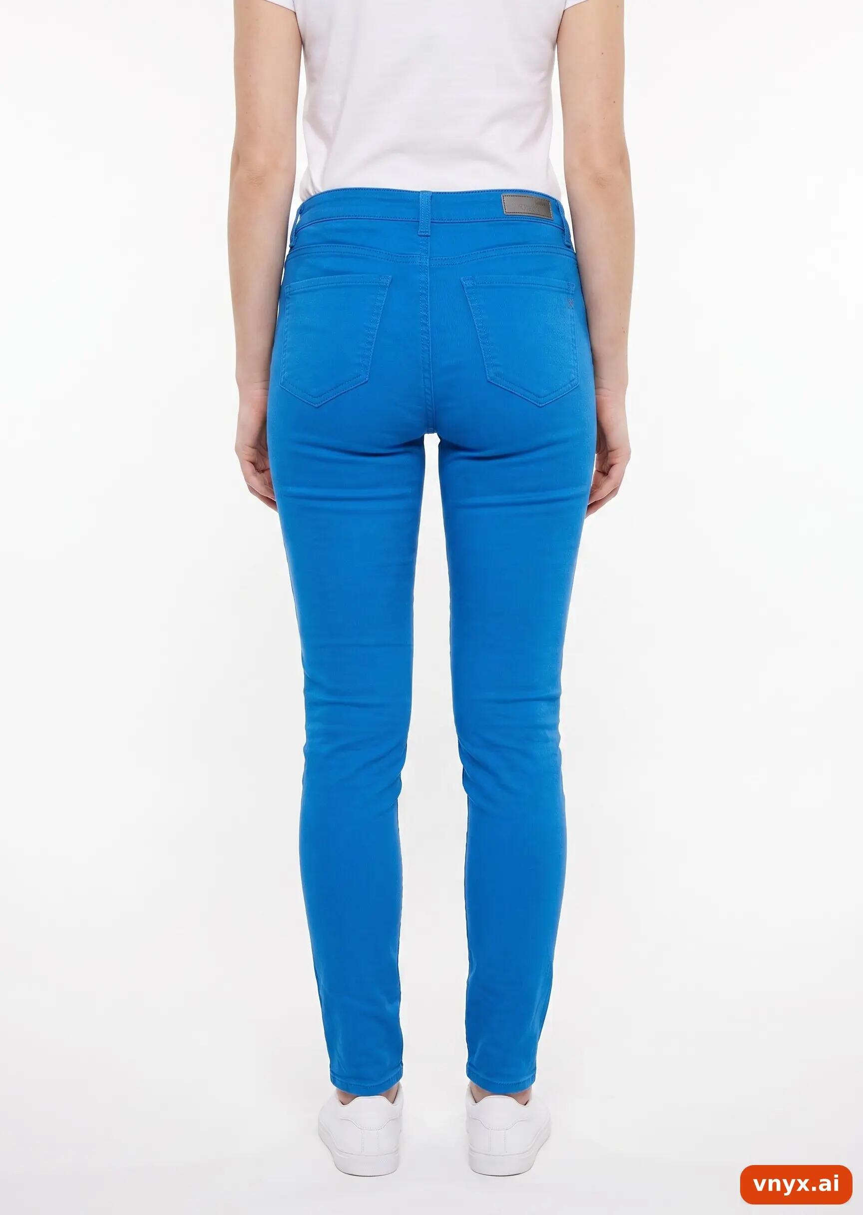 Second Life - Vintage VERO MODA Cobalt Blue Jeans Women W29 /L32 2/6