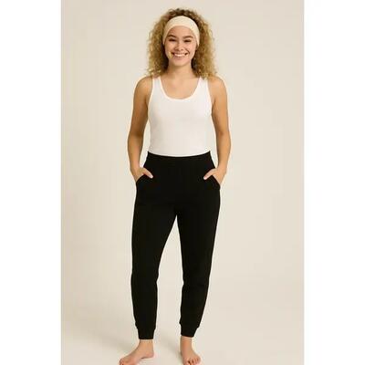 Joggers dames - cmp pantalone lungo stretch donna - black
