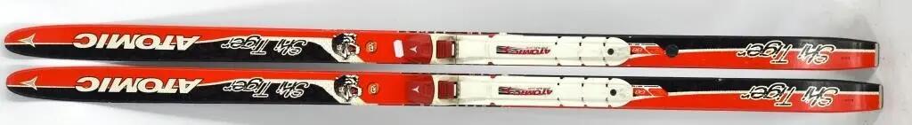 Second life - Narty biegowe Atomic Ski Tiger 130 cm - stan dobry 2/10