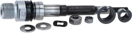 SHIMANO Pedalachse komplett PD-GR400 links - Ersatzachse für Flatpedal, ca. 8...