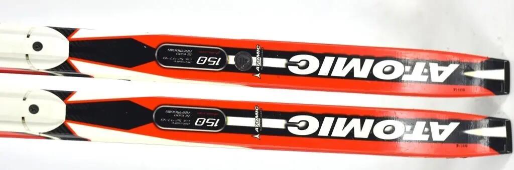 Second life - Narty biegowe Atomic Sport Grip 150 cm - stan dobry 5/10