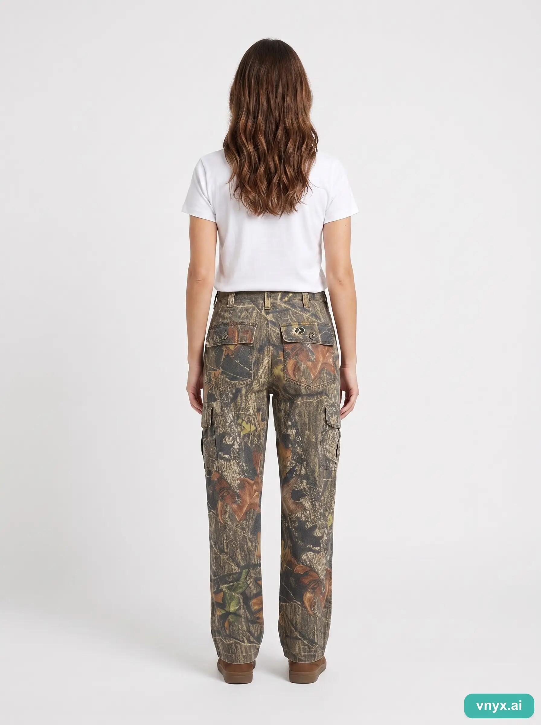 Second Life - Vintage Mossy Oak Camouflage Trousers Women L 6/6