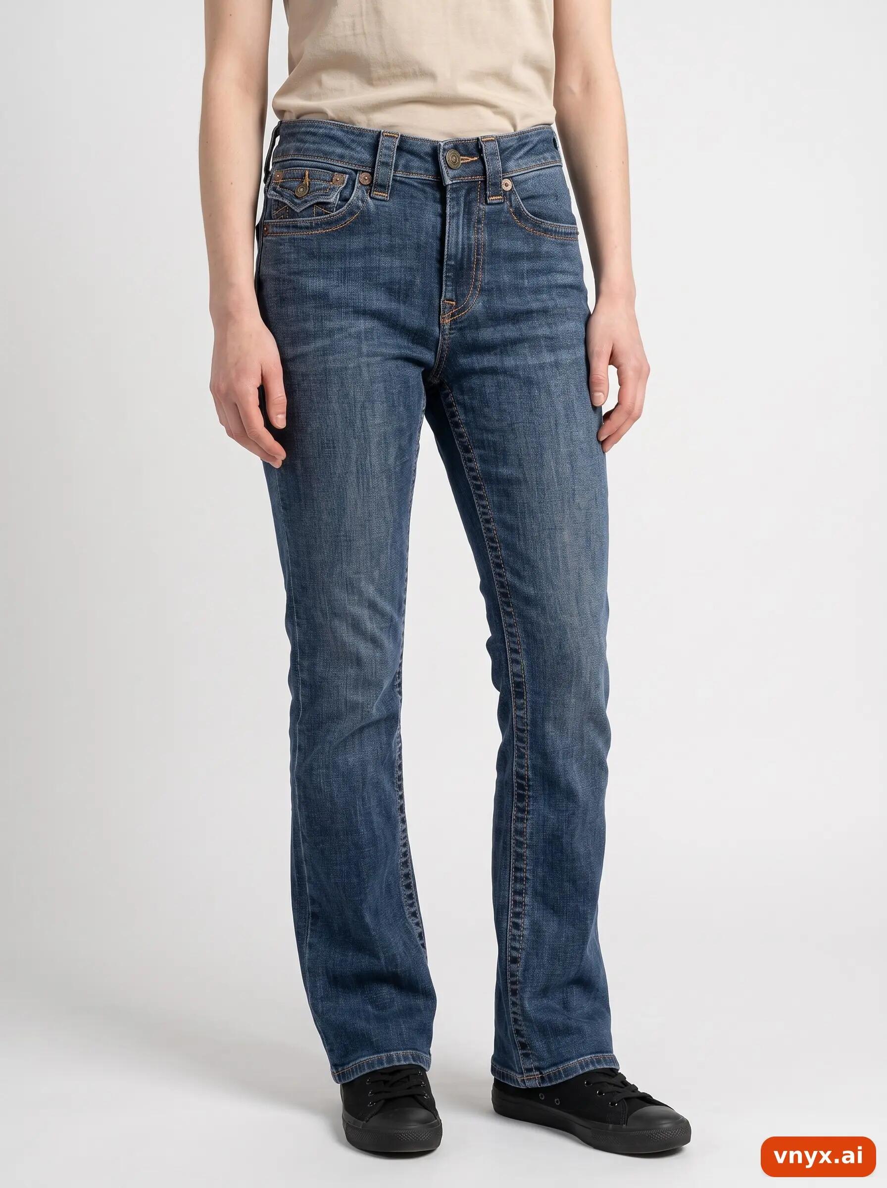 Second Life - Vintage True Religion Navy Jeans Women W25 5/6
