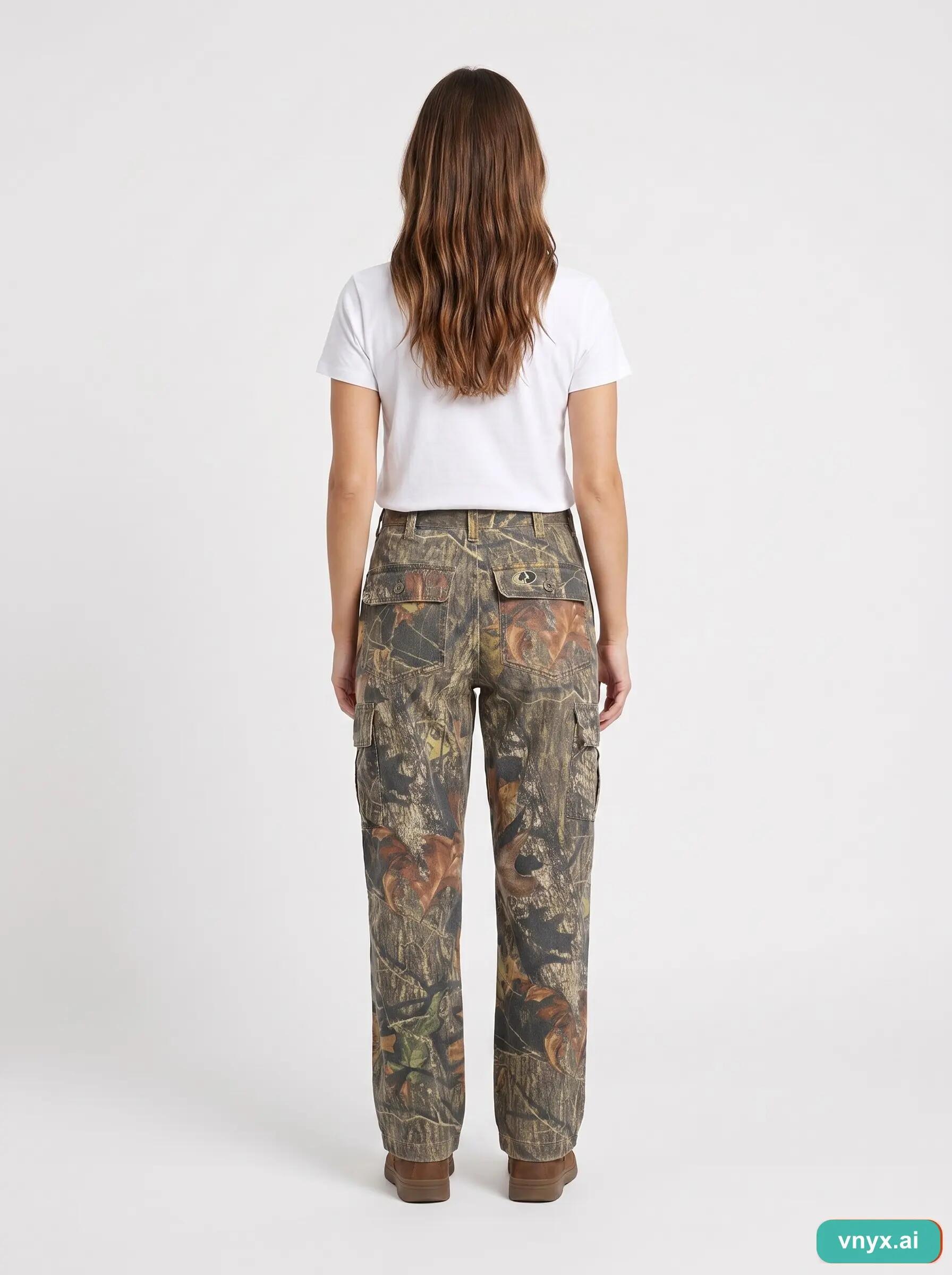 Second Life - Vintage Mossy Oak Camouflage Trousers Women L 5/6