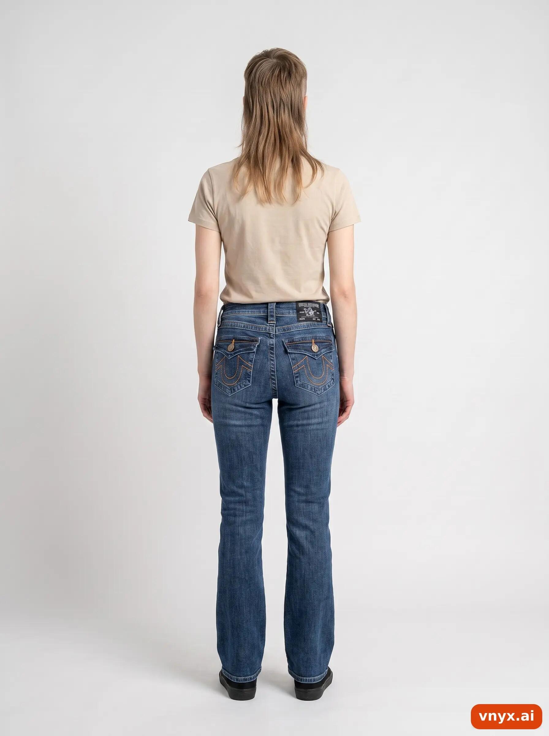 Second Life - Vintage True Religion Navy Jeans Women W25 4/6