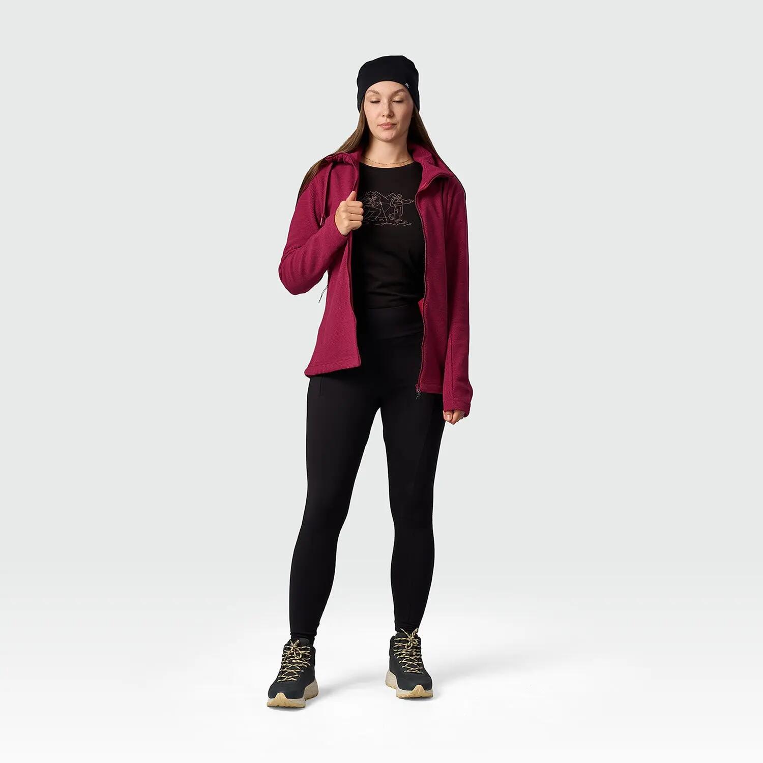 IZEBEL dámský outdoorový fleece svetr, střední vrstva 5/6