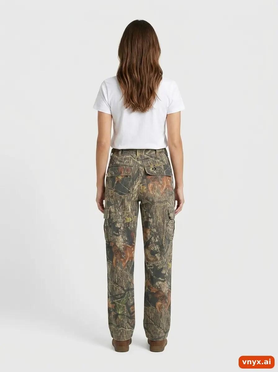 Second Life - Vintage Mossy Oak Camouflage Trousers Women L 4/6