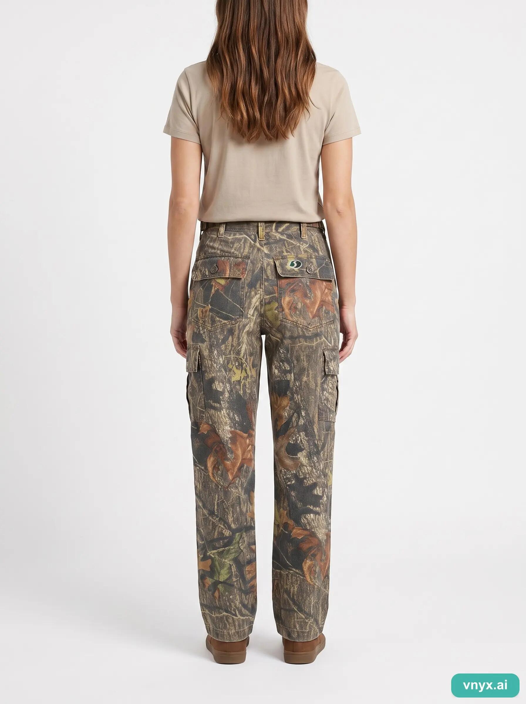 Second Life - Vintage Mossy Oak Camouflage Trousers Women L 2/6