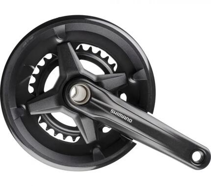Shimano pédalier FC-MT210 46-30 dents 170 mm 2x9 avec protège-plateau S...