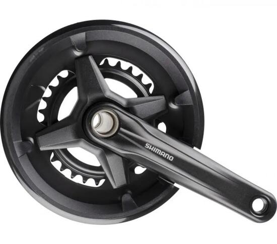 Shimano pédalier FC-MT210 46-30 dents 170 mm 2x9 avec protège-plateau S...