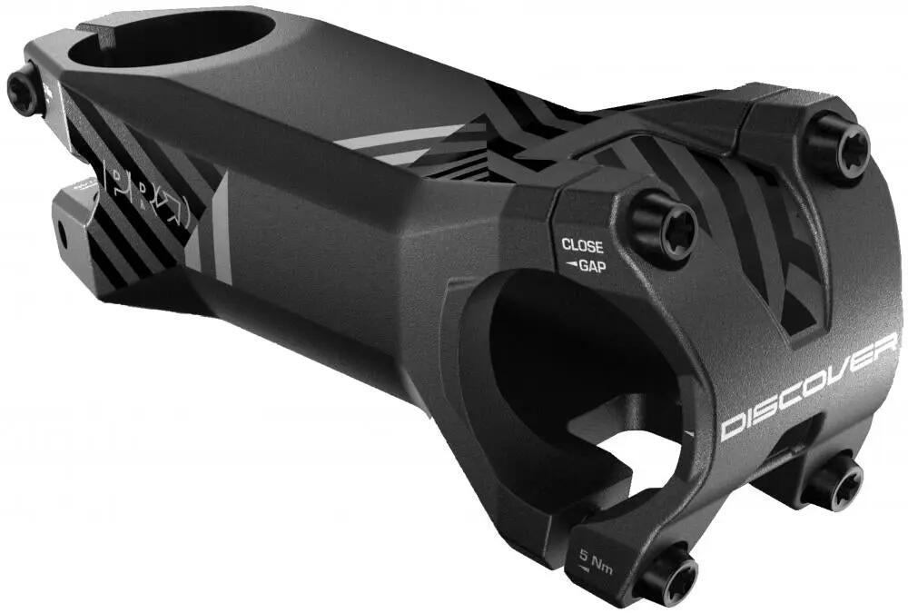 PRO Vorbau Discover Aero L Schwarz - kurzer Gravel-Vorbau für Kontrolle & Aer... 1/3