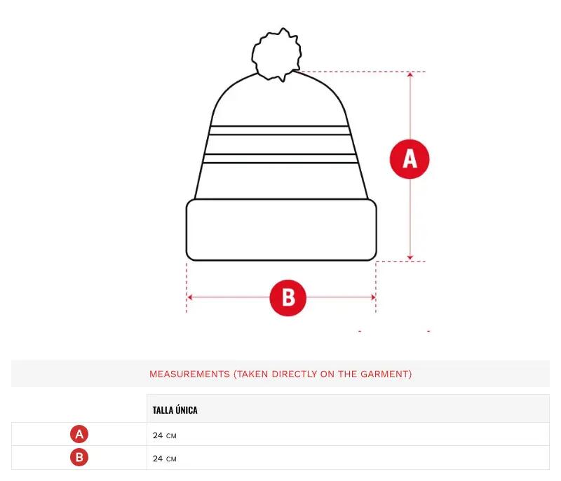 Gorro retro de esquí con pompón Hombre y Mujer Ewige Red Rojo 7/7