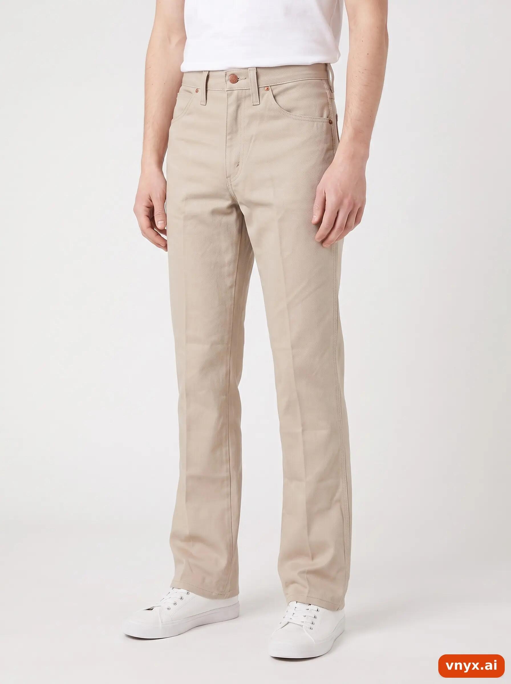 Second Life - Vintage Wrangler Beige Jeans Men W28 L34 1/6