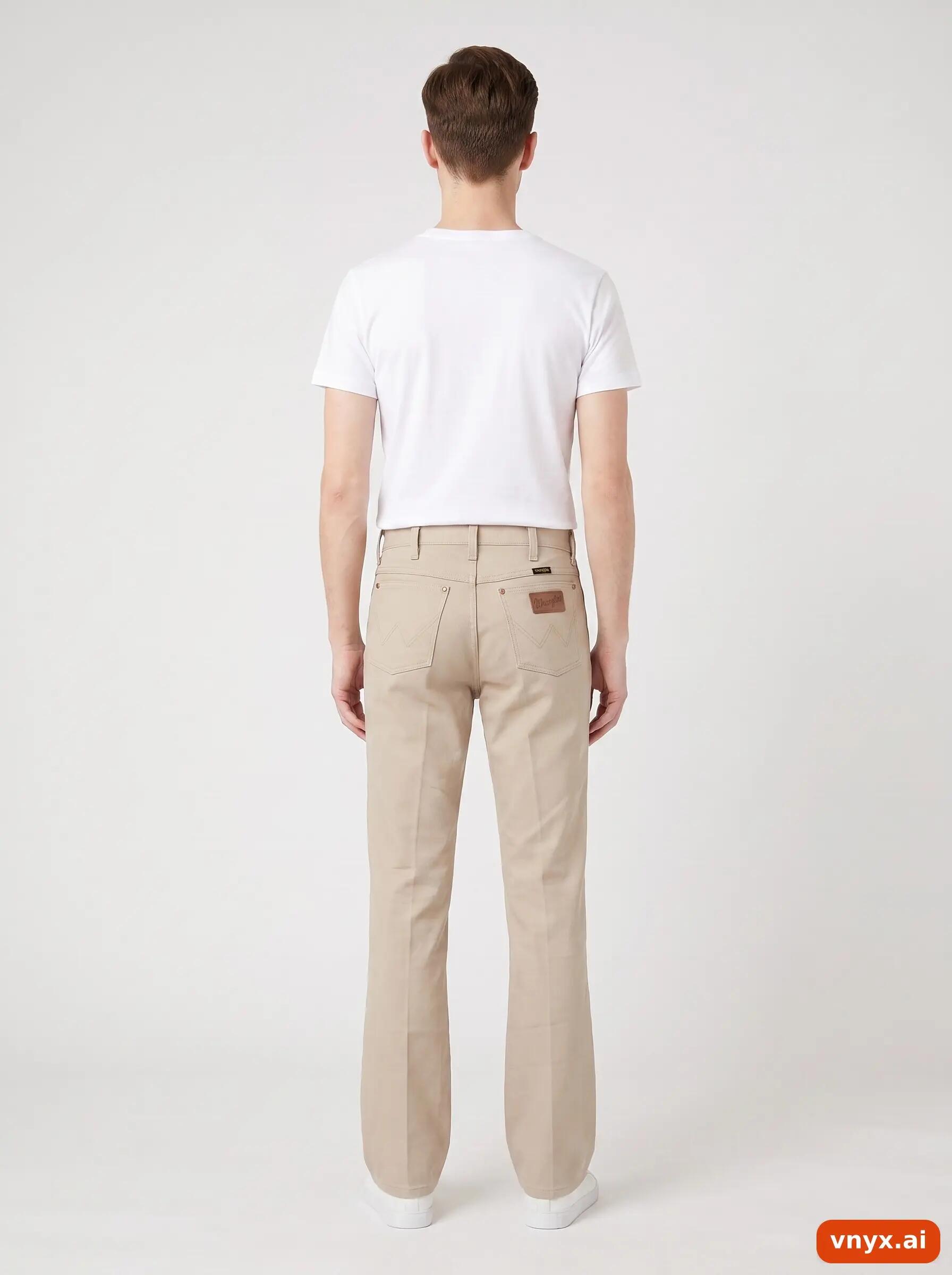 Second Life - Vintage Wrangler Beige Jeans Men W28 L34 4/6