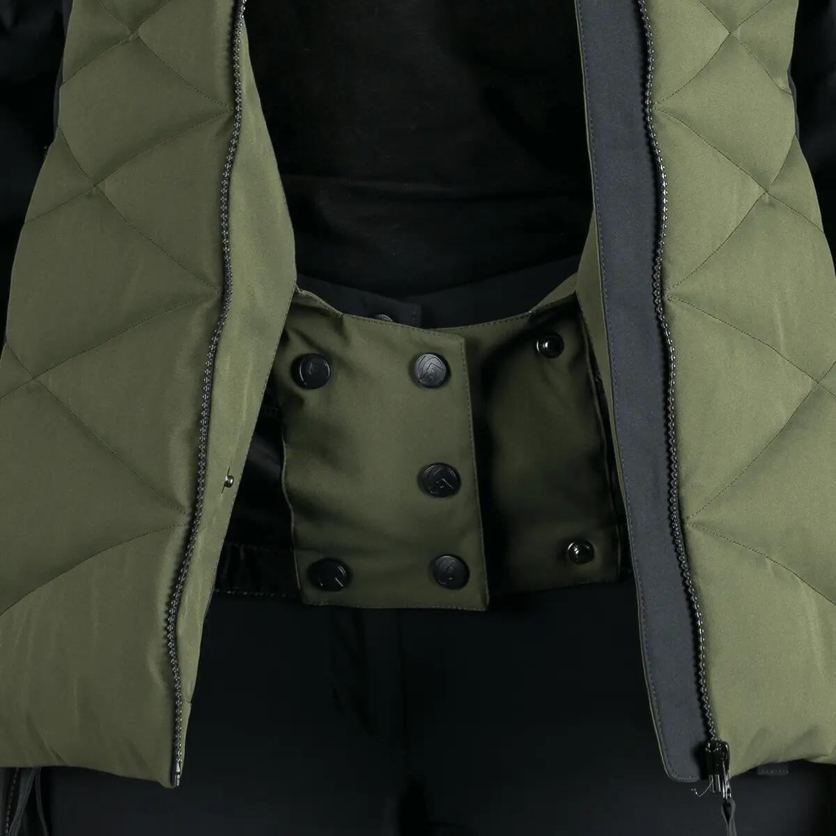 Dámská lyžařská trendy zateplená bunda s kožušinou ABIGAYLE 11/15