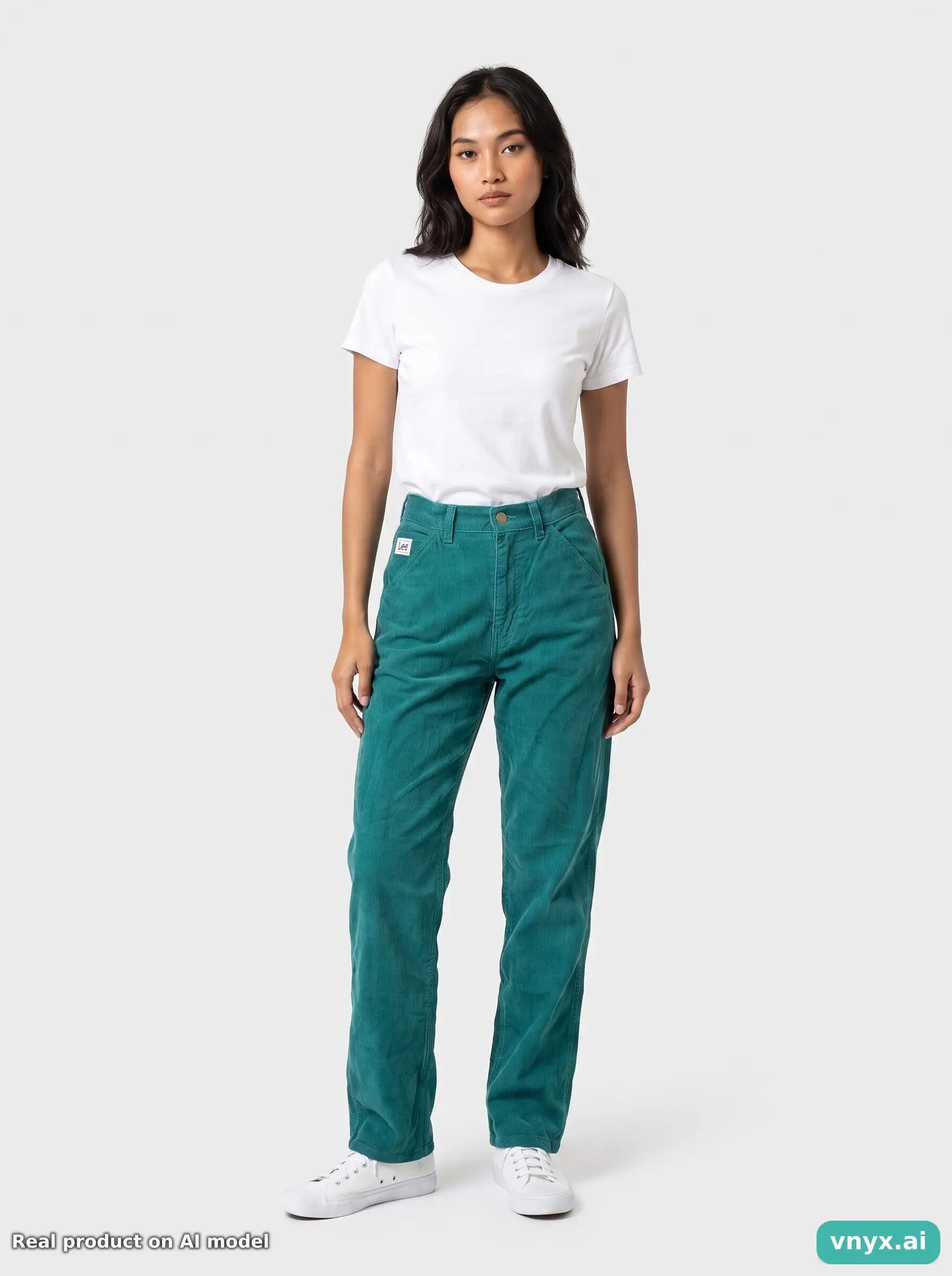 Second Life - Vintage Lee Teal Trousers Women W29 L34 5/6