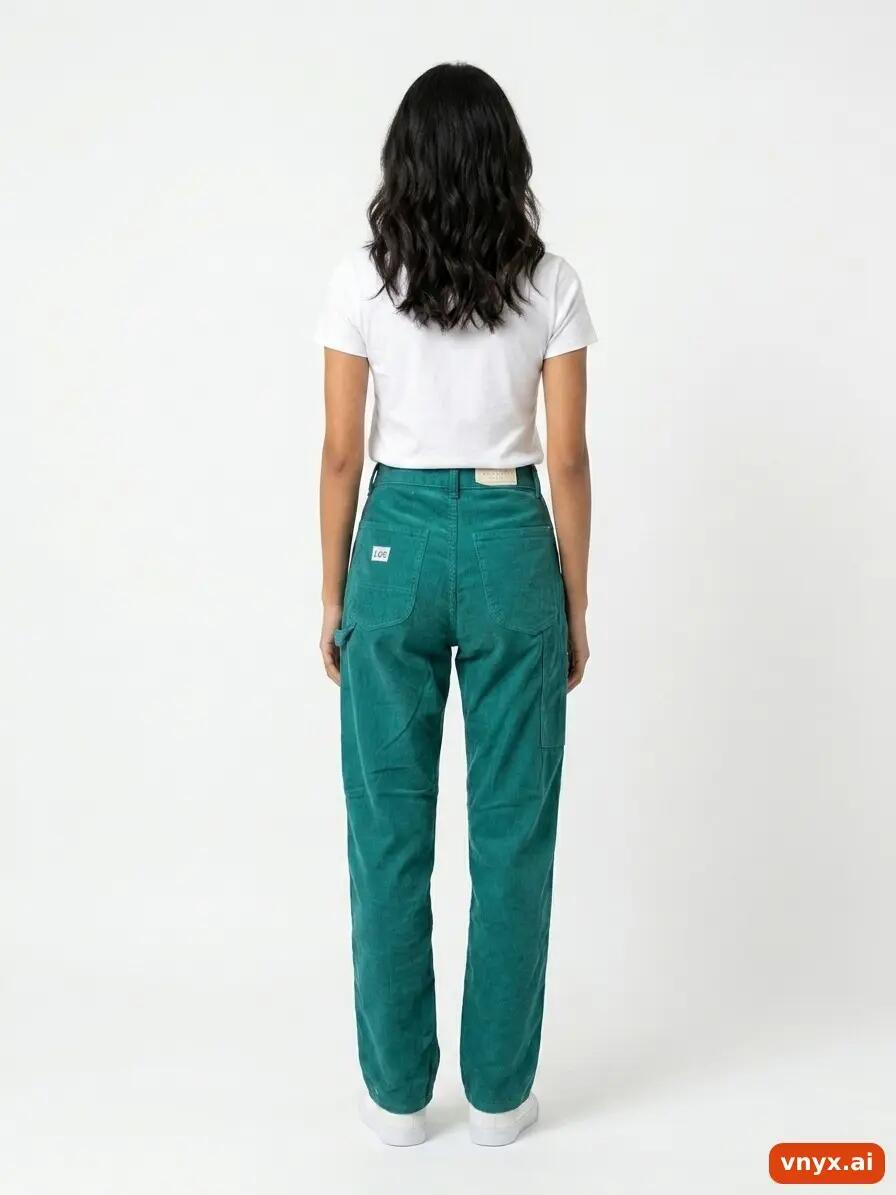 Second Life - Vintage Lee Teal Trousers Women W29 L34 3/6
