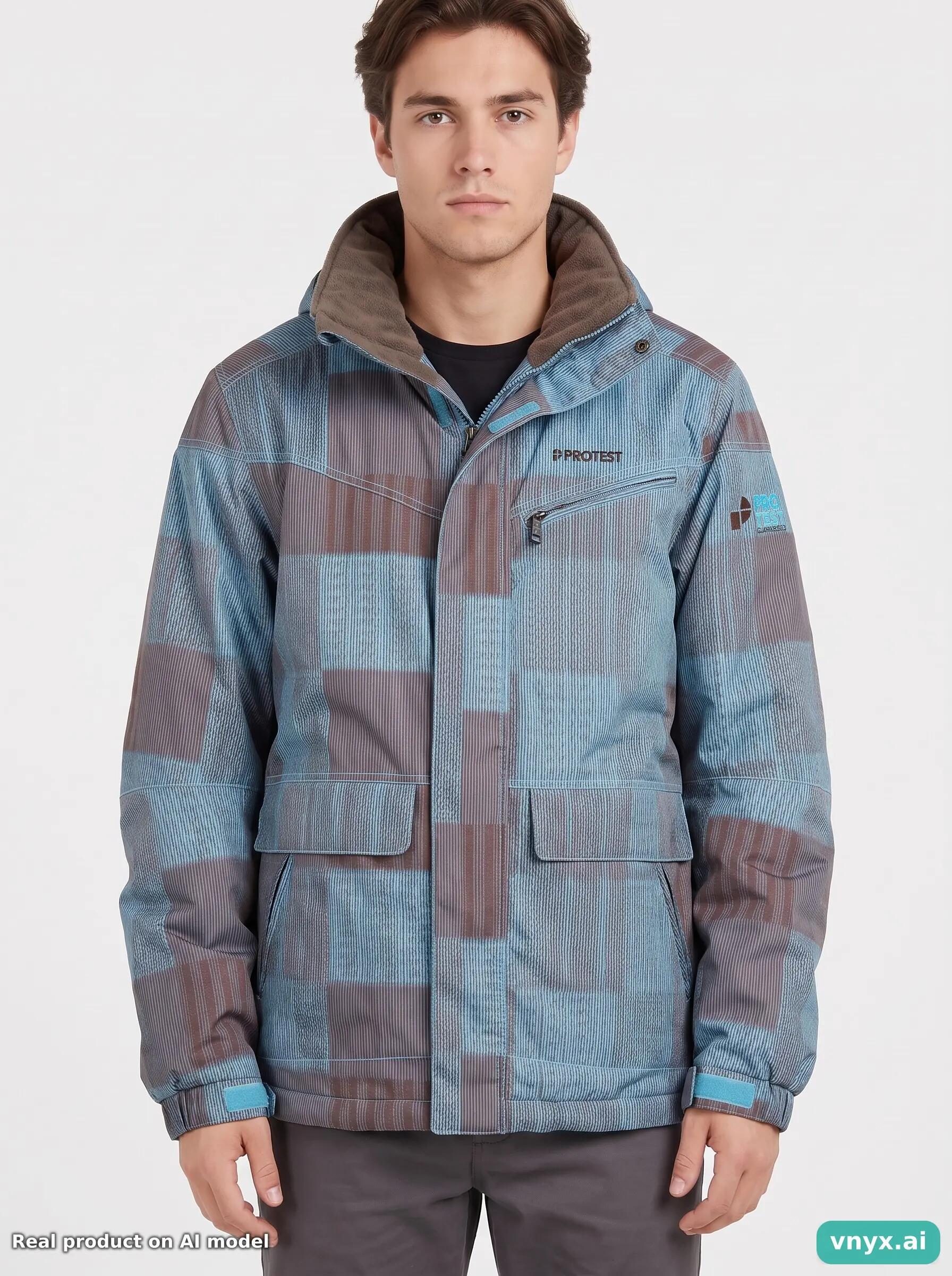 Second Life - Vintage Protest Blue-Grey Outdoor Jacket Men M 5/6