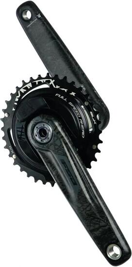 FSA Leistungsmesskurbel Powerbox MTB Carbon 2x 175 mm Schwarz - präzise MTB-P...