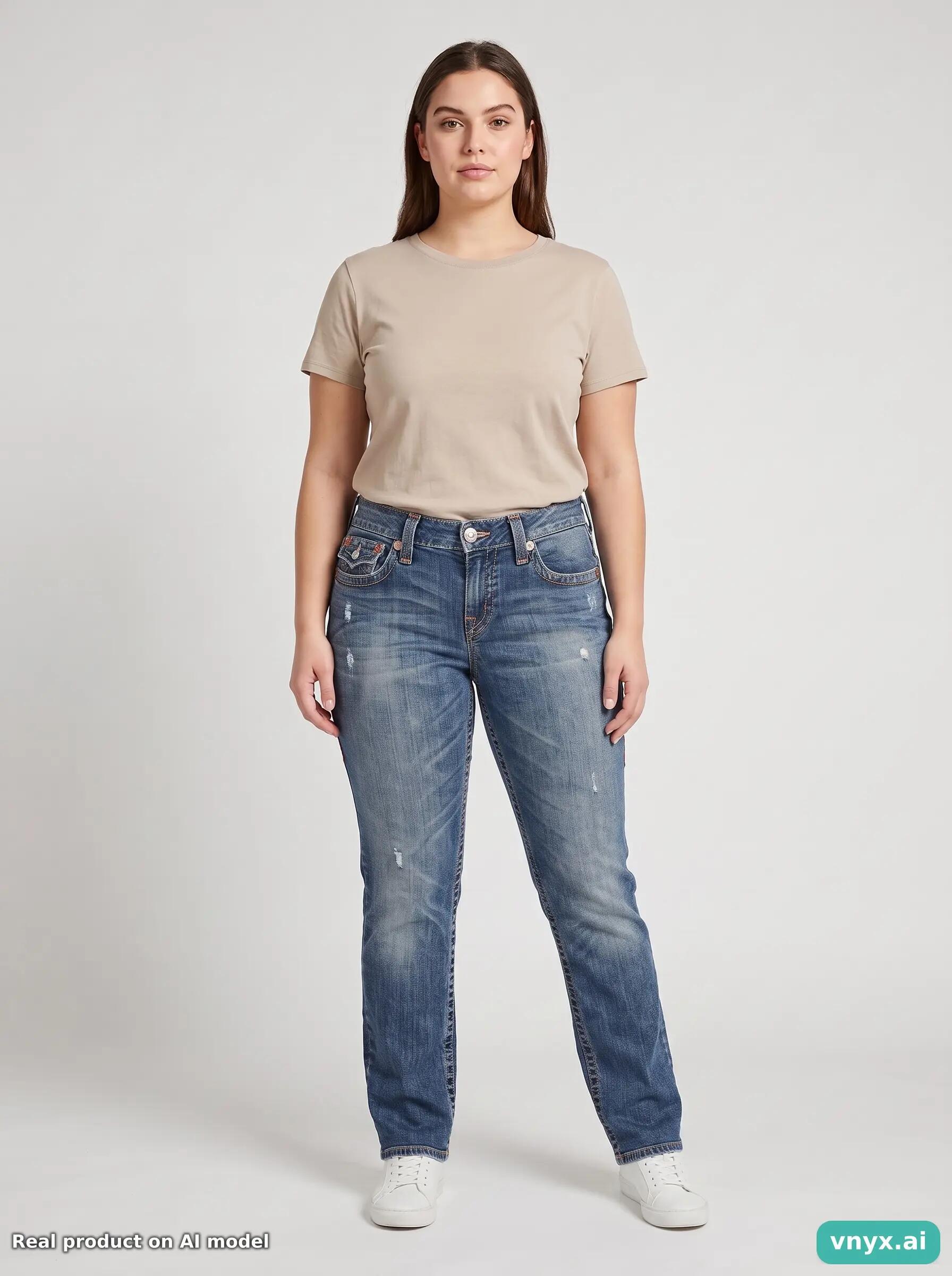 Second Life - Vintage True Religion Dark Blue Jeans Women W31 6/6