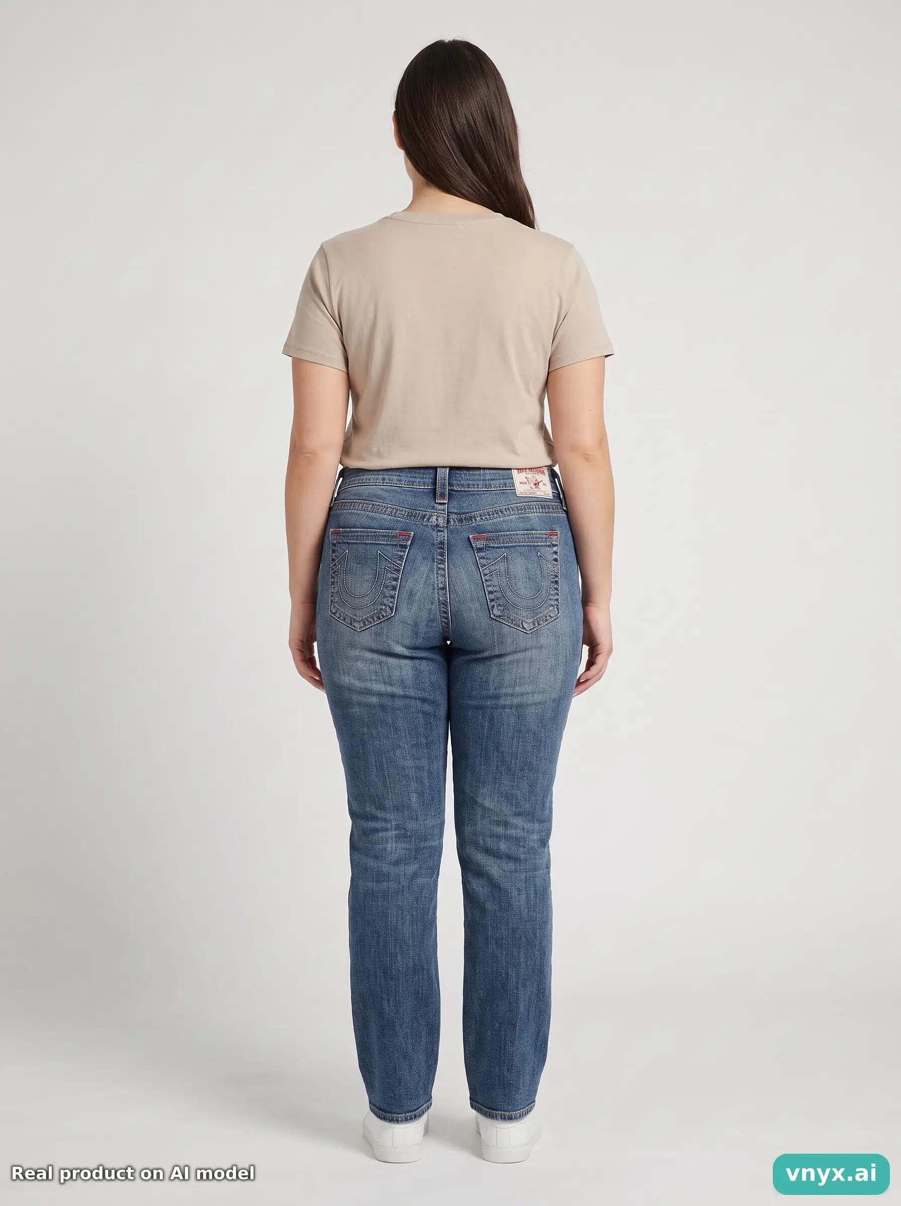 Second Life - Vintage True Religion Dark Blue Jeans Women W31 4/6