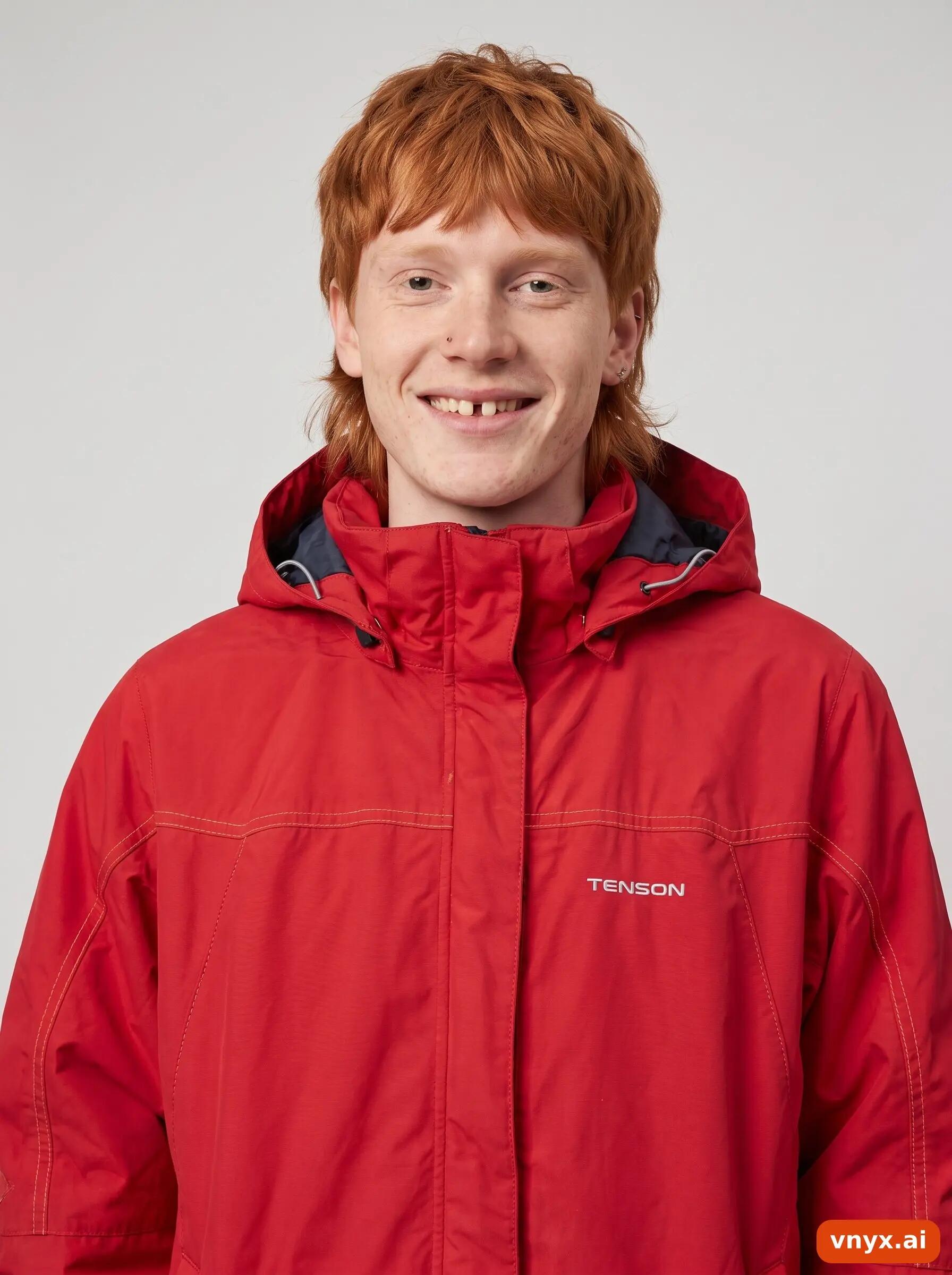 Second Life - Vintage Tenson Scarlet Windbreaker Men M 5/6