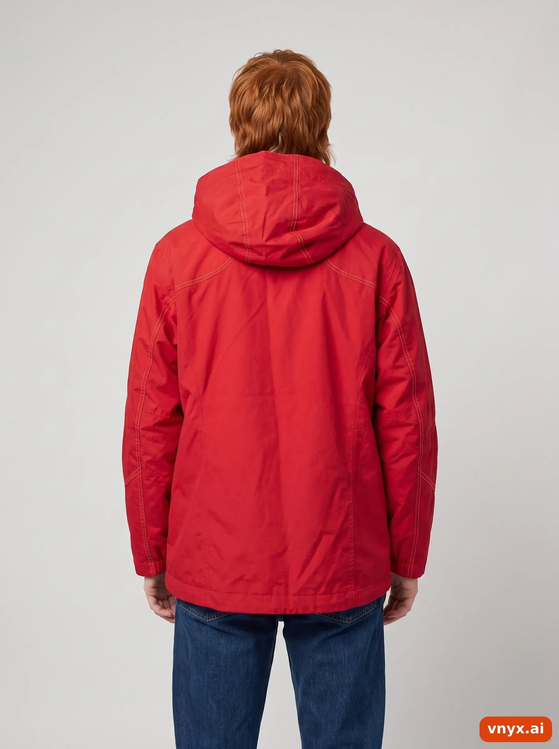 Second Life - Vintage Tenson Scarlet Windbreaker Men M 2/6