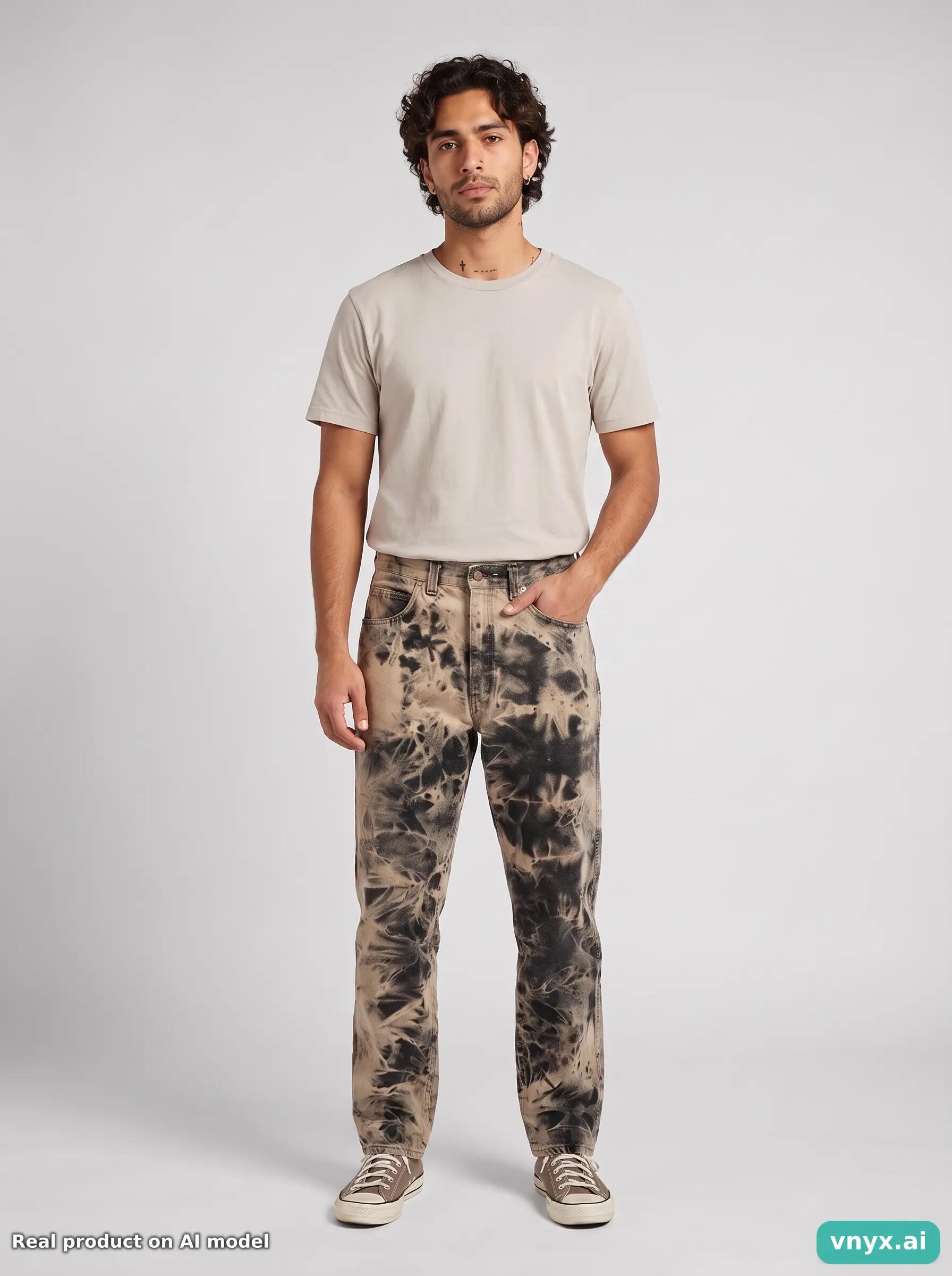 Second Life - Vintage Wrangler Beige Jeans Men W33 L32 6/6