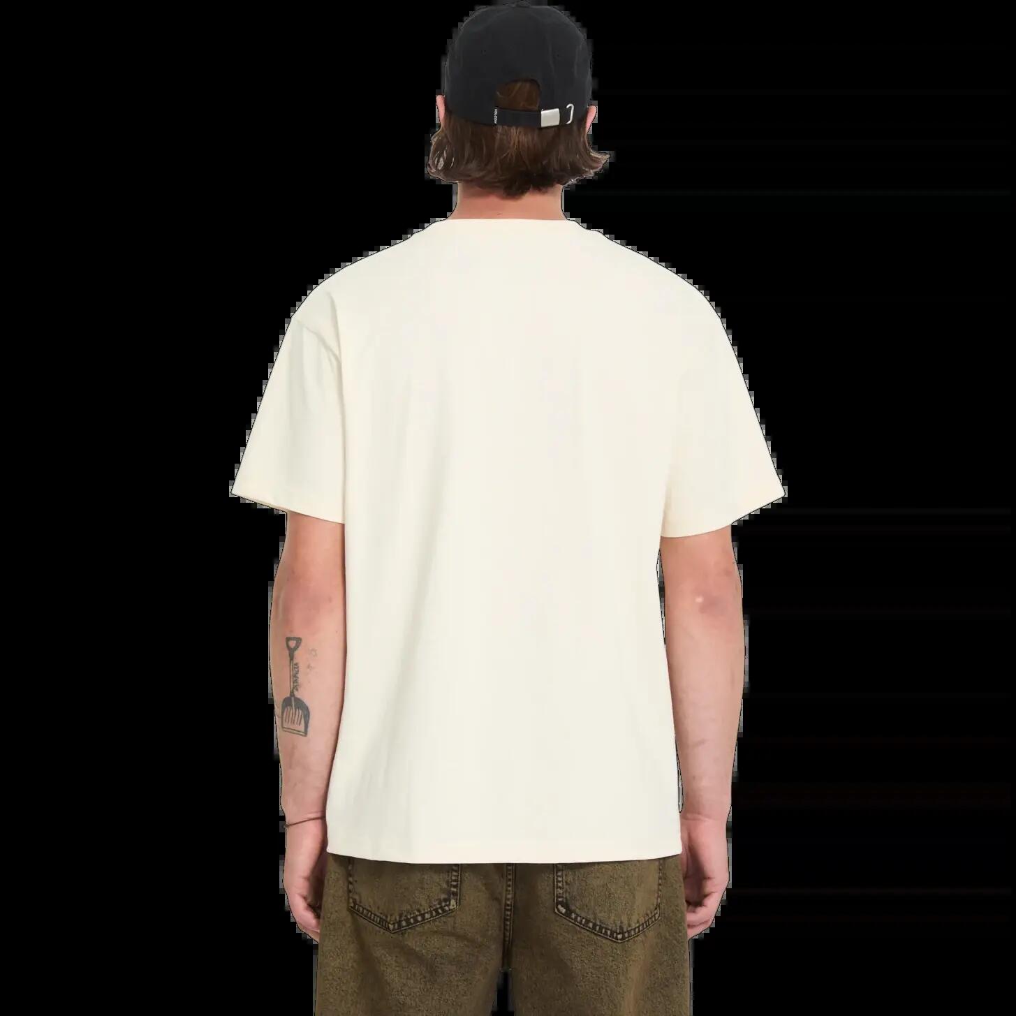 Maglietta Volcom FA MICKEY MASON 1 Bianco Sporco 2/5