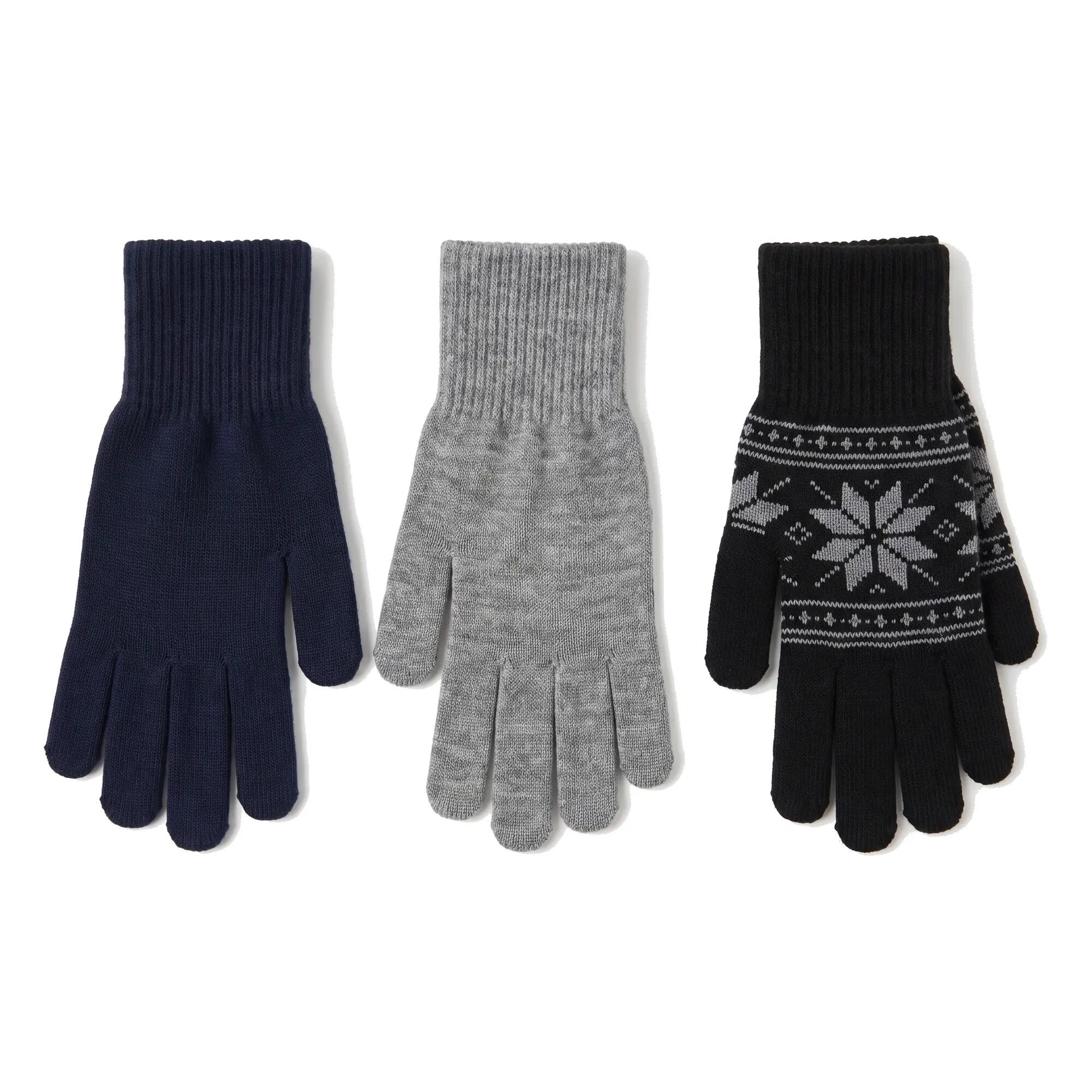 Damen Winterwandern Strickhandschuhe warm, Thinsulate-Futter, fällt klein aus 4/4