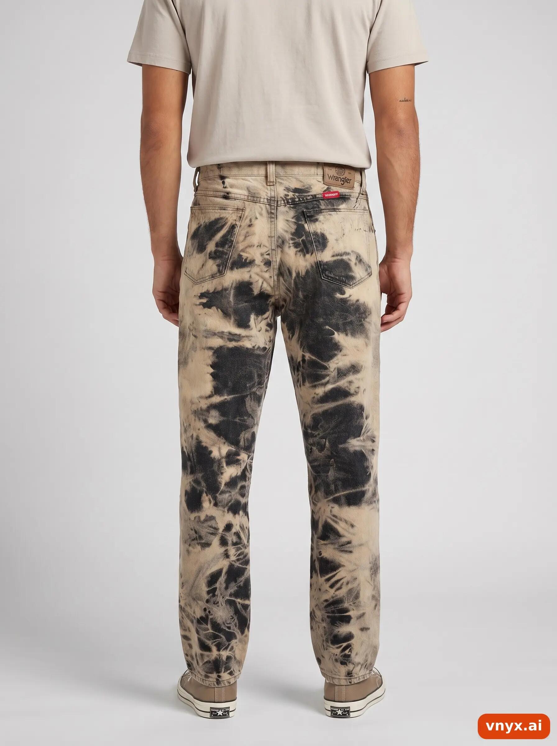 Second Life - Vintage Wrangler Beige Jeans Men W33 L32 2/6