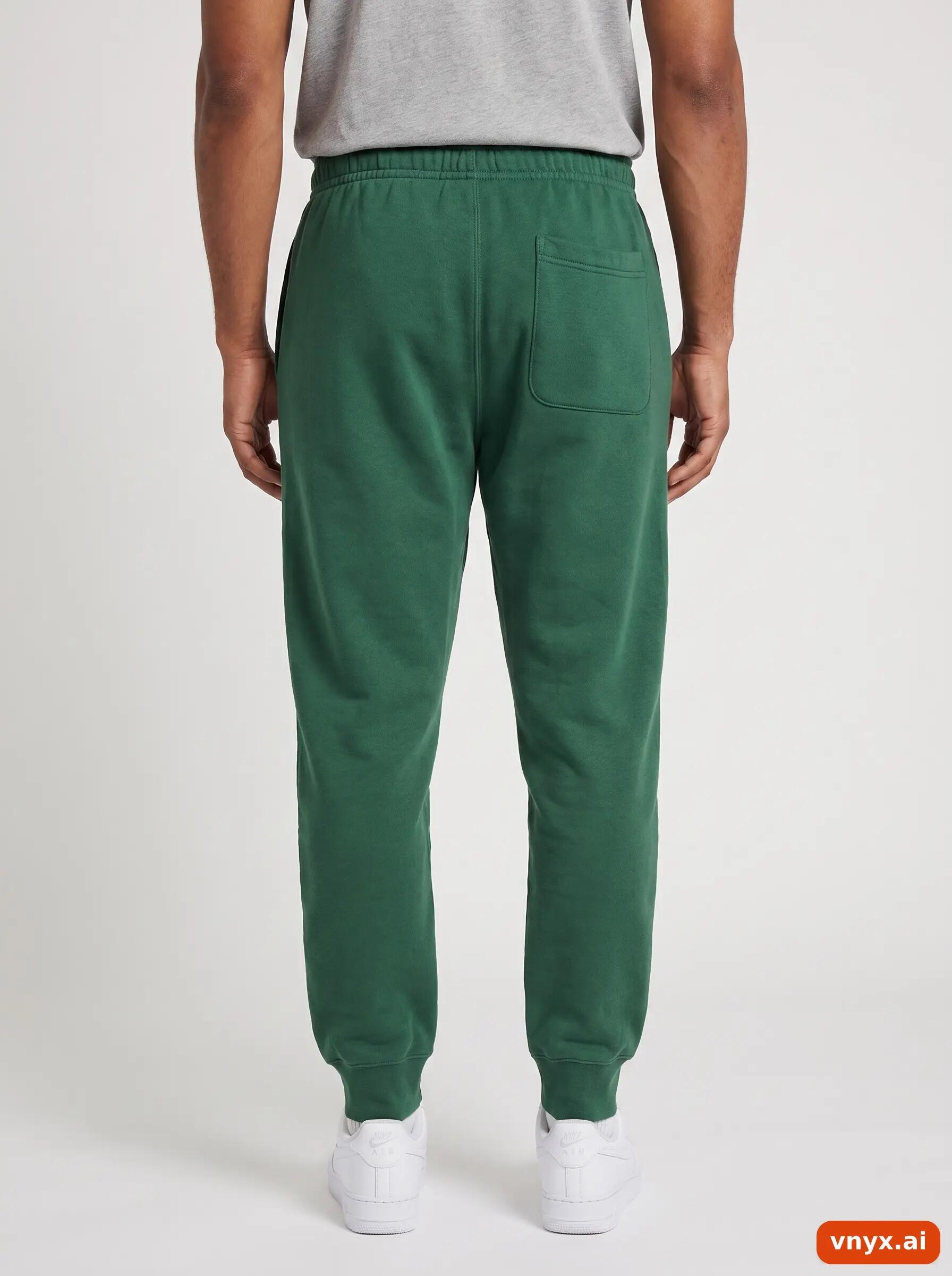 Second Life - Vintage Nike Dark Green Joggers Men S 2/6