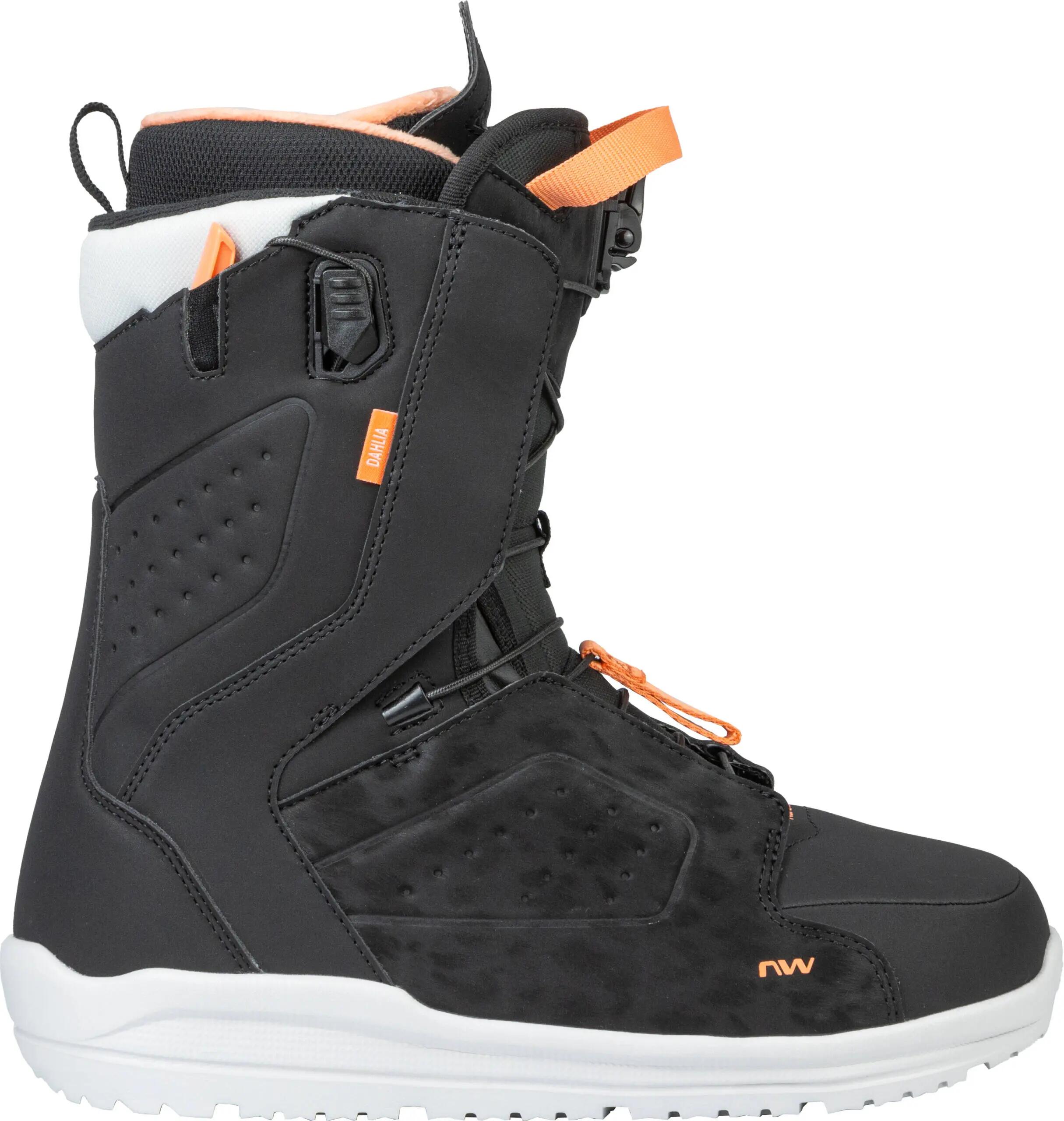 Buty snowboardowe damskie Northwave Dahlia Sls czarno pomarańczowe 3/5