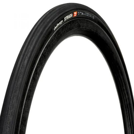 Challenge Road-Reifen Strada Pro Handmade Clincher 28-622 Schwarz - komfortab...