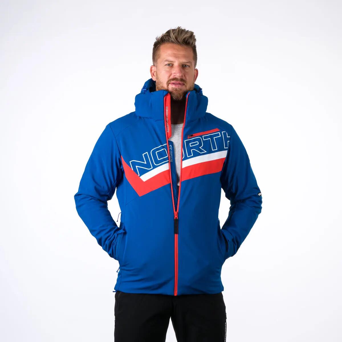 Pánská trendová lyžařská zateplená bunda s plnou výbavou softshell 3L NATHAN 5/12
