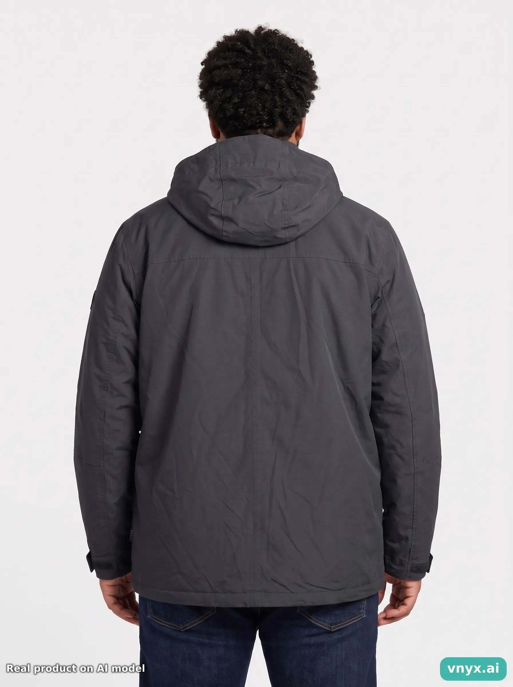 Second Life - Vintage Jack Wolfskin Dark Grey Jacket Men XL 2/6