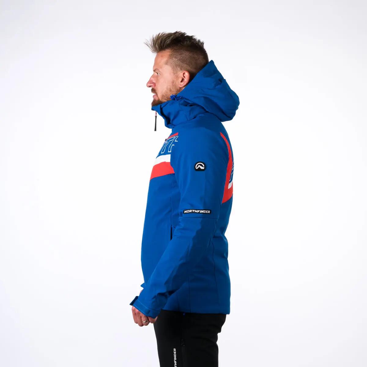 Pánská trendová lyžařská zateplená bunda s plnou výbavou softshell 3L NATHAN 3/12