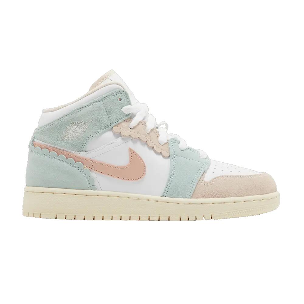 Jordan 1 Mid SE Pink Oxford (GS) 1/1