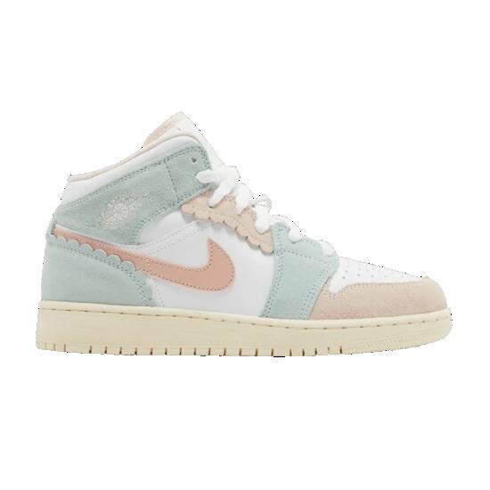Jordan 1 Mid SE Pink Oxford (GS)