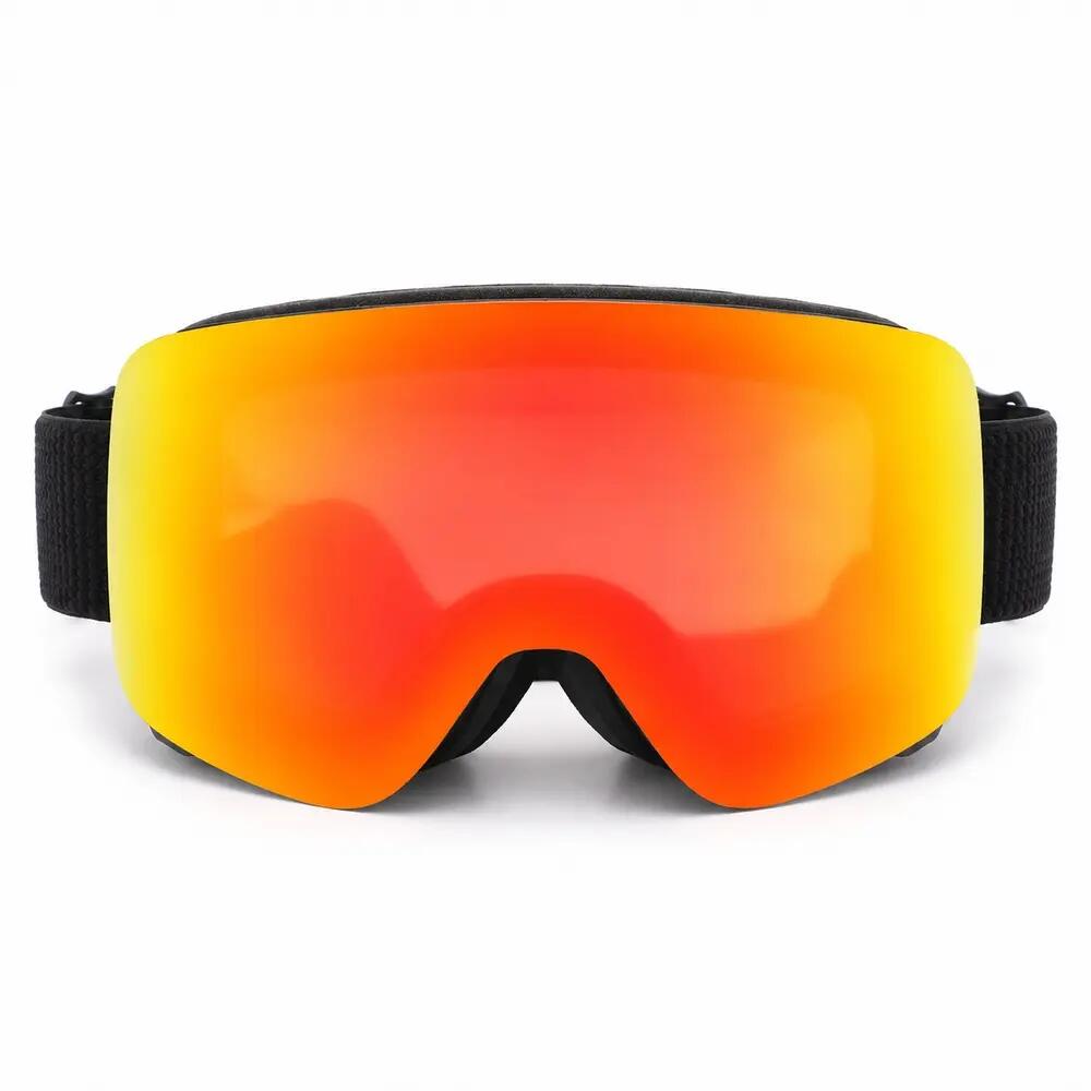 Maschera da Sci e Snowboard Fluor HX22 Lente Magnetica Rossa Specchiata Unisex 4/5