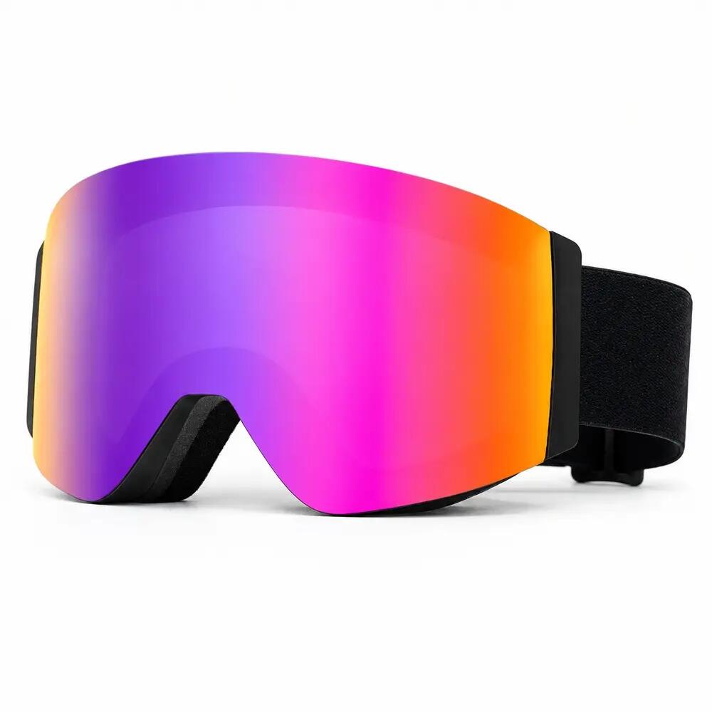 Maschera da Sci e Snowboard Fluor HX049 Lente Ribaltabile Viola Unisex 2/5