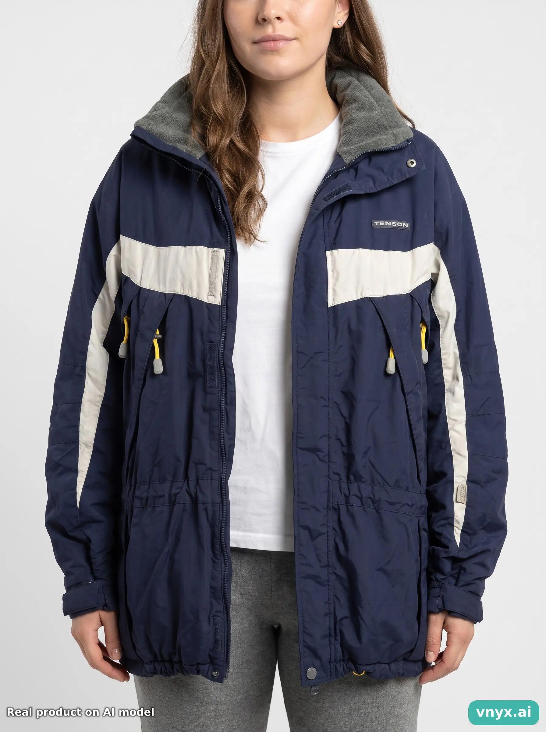 Second Life - Vintage Tenson Navy Outdoor Jacket Women L 6/6