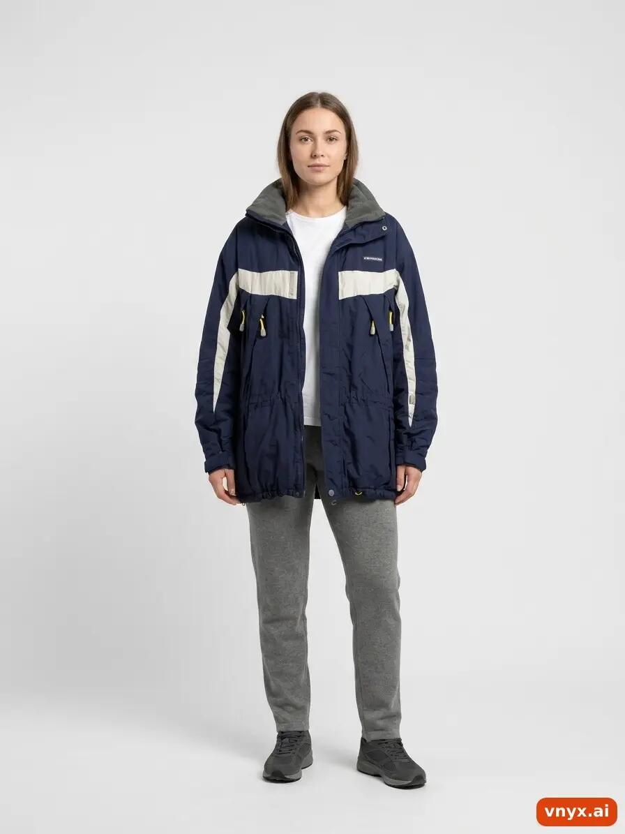 Second Life - Vintage Tenson Navy Outdoor Jacket Women L 3/6