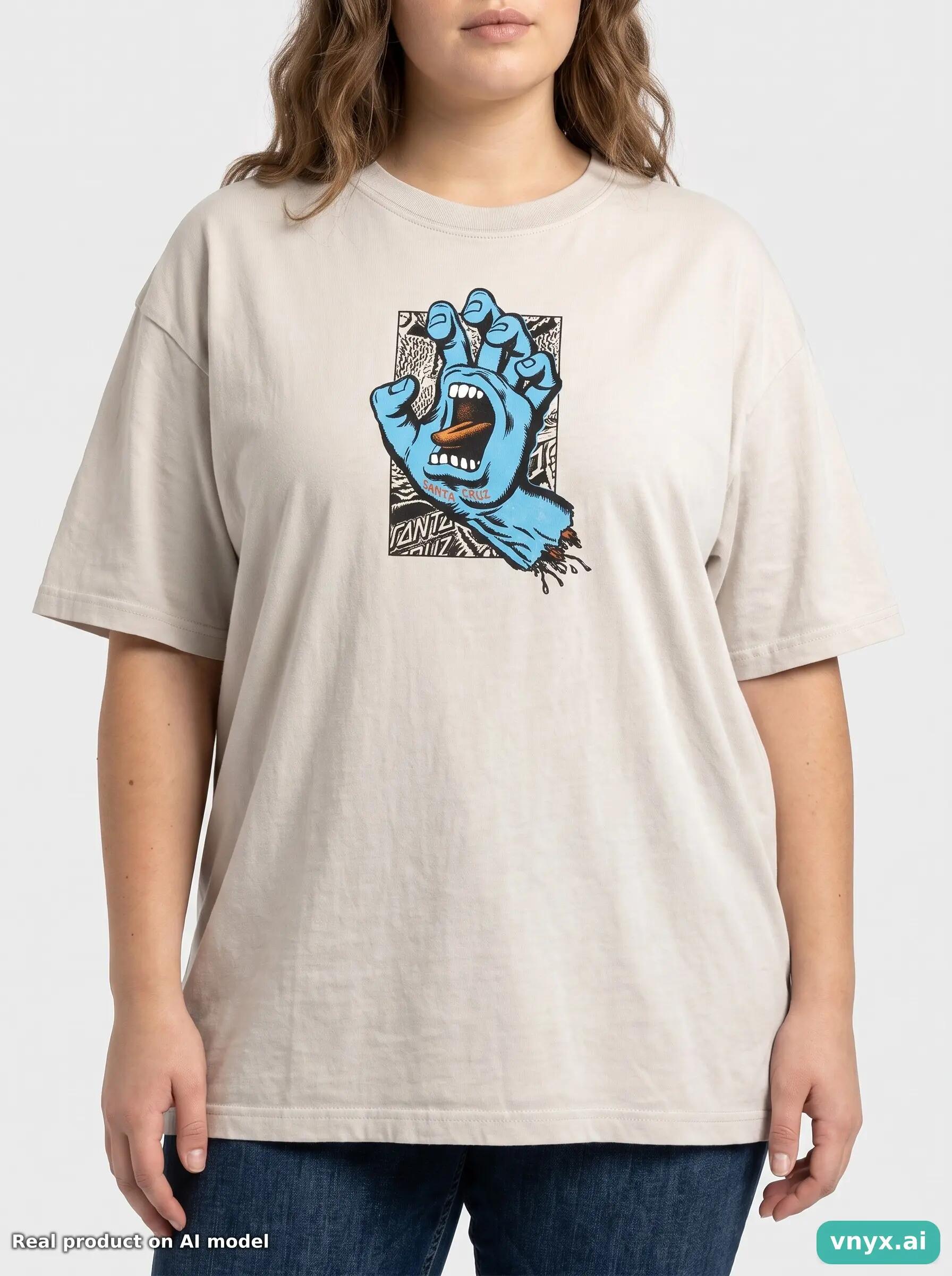 Second Life - Vintage Santa Cruz White T-Shirts Women L 6/6