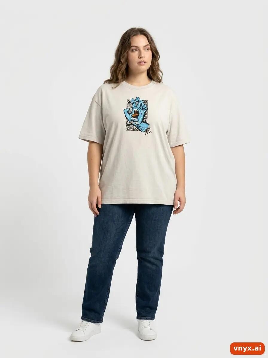Second Life - Vintage Santa Cruz White T-Shirts Women L 2/6