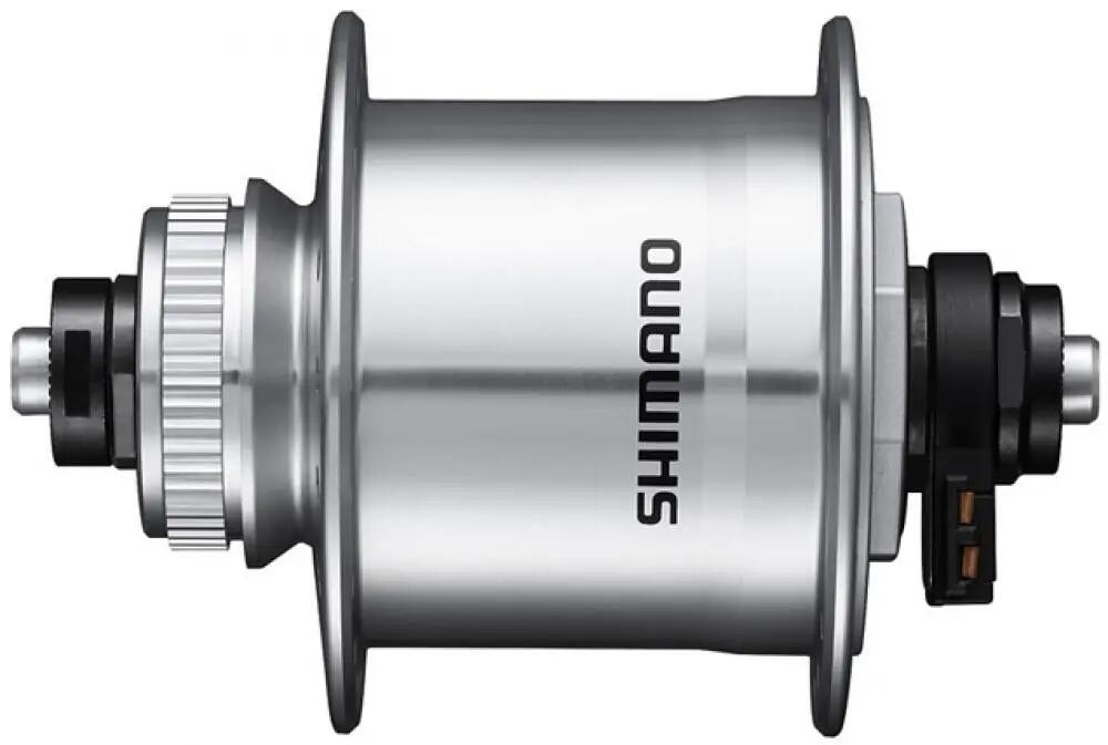 SHIMANO Nabendynamo DH-UR700-3D 6V/3W 36L Center-Lock - 700-3, Silber 36 Loch 1/1