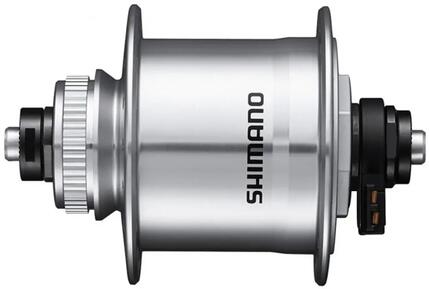 SHIMANO Nabendynamo DH-UR700-3D 6V/3W - 700-3, Silber 32 Loch Center-Lock