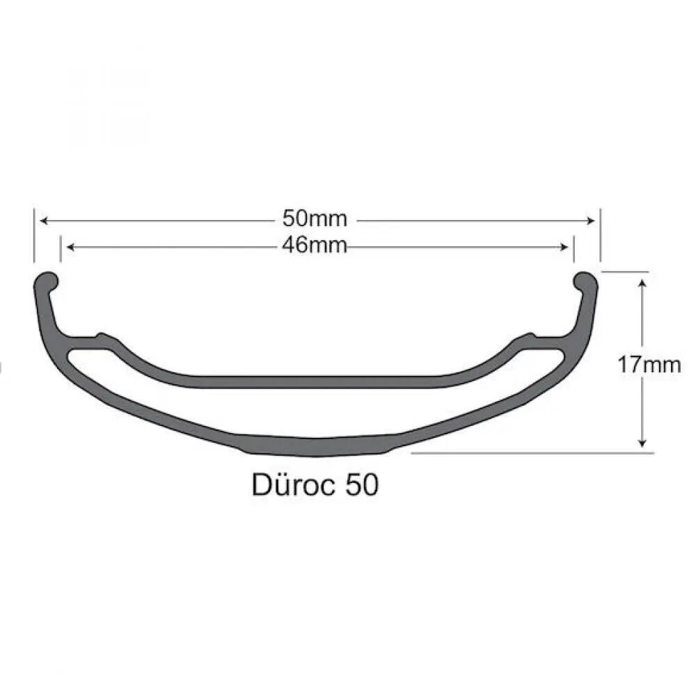 SUNringle Felge Düroc 50 29" 28 Loch Schwarz - robuste Tubeless-Ready-Enduro-... 3/3